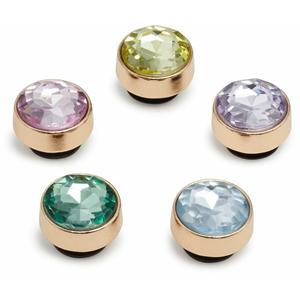 Crocs Schoenbutton Jibbitz™ Gold and Gem (set, 5-delig, Geen speelgoed. Niet geschikt voor kinderen jonger dan 3 jaar)