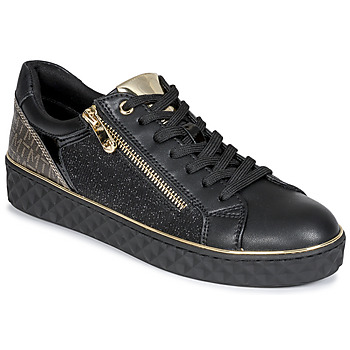 Marco Tozzi Plateausneakers Line , vrijetijdsschoen, lage schoen, veterschoen met zijrits