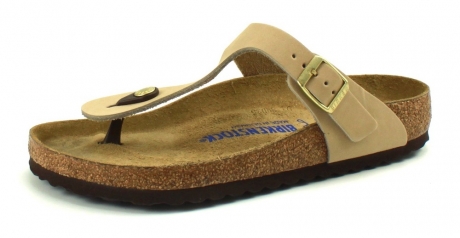 Stoute-schoenen.nl Birkenstock Gizeh Beige / Khaki BIR13