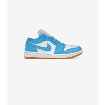 Nike Lage Sneakers  Jordan 1 Low White Gum Light Brown Dark Powder Blue (Women's)