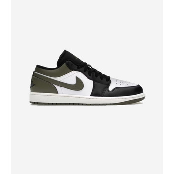 Nike Lage Sneakers  Jordan 1 Low Black Toe Medium Olive