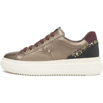 NeroGiardini Lage Sneakers  Bagoya Guanto T.Glitter Gr.Gl01 Ne Velour Bor