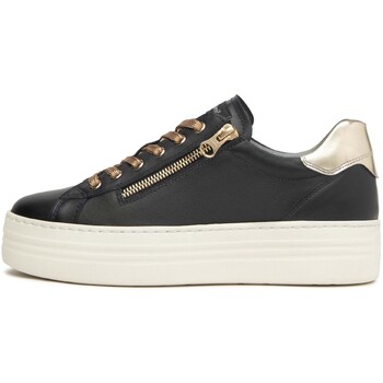 NeroGiardini Lage Sneakers  Guanto T.Brill Platino 6074 Pu.Monod.Capraia