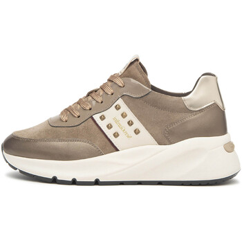 NeroGiardini Lage Sneakers  Bagoya Arold Velvet Milk 1039 Vernice Smog