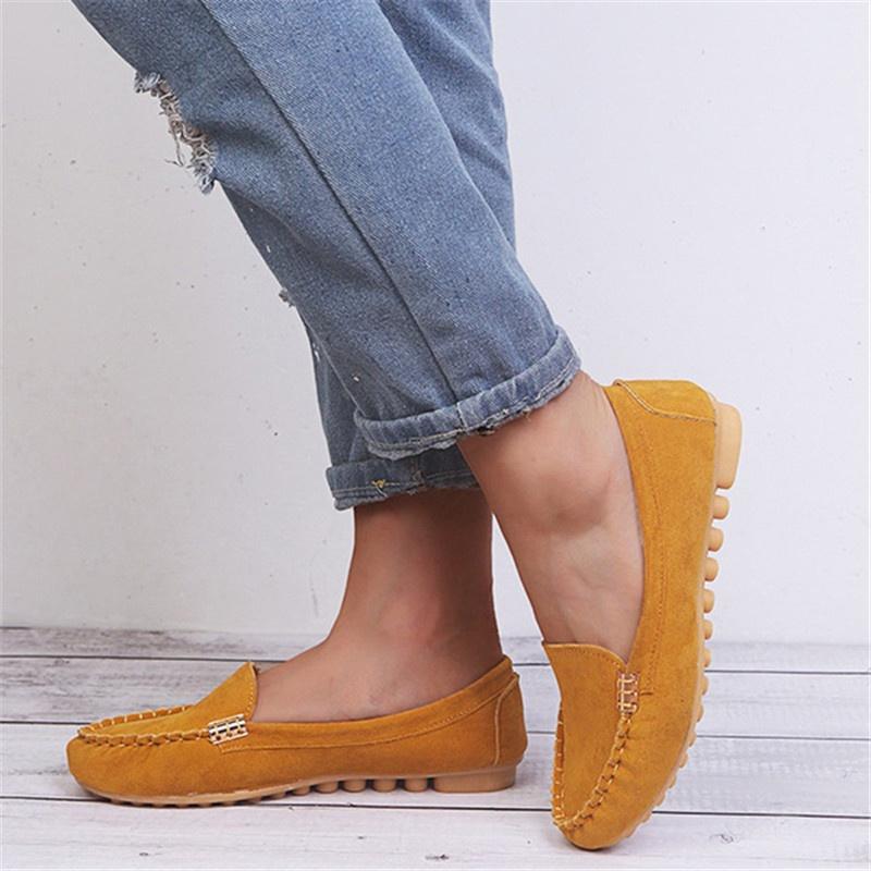 Arbutus Mode damesschoenen Casual platte loafers Damespantoffels Zachte denim platte jeansschoenen 38