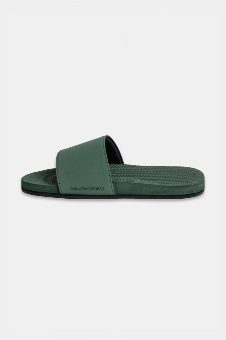 TWOTHIRDS Damen vegan Sandalen Indosole Leaf Green