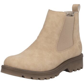 Rieker Chelsea-boots , instappers, enkellaars, blokhak, met knusse warme voering