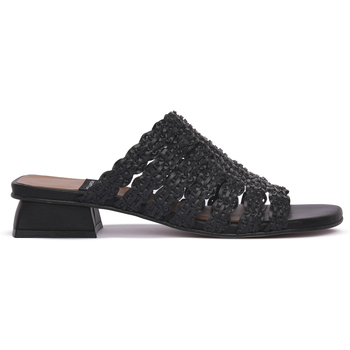 Angel Alarcon Sandalen  TRENZADO NEGRO