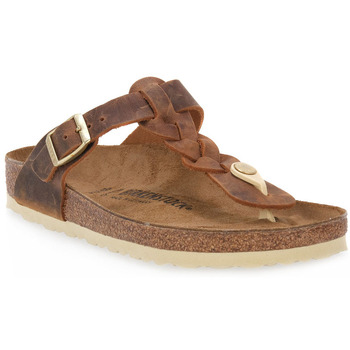 Birkenstock Slippers  GIZEH BRAIDED COGNAC OILED CALZ S