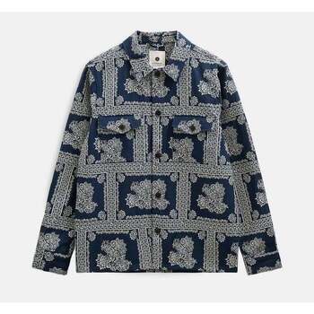 Anerkjendt Klassieke Schoenen  902244 Akoscar Flower Overshirt 3059 Sky Captain