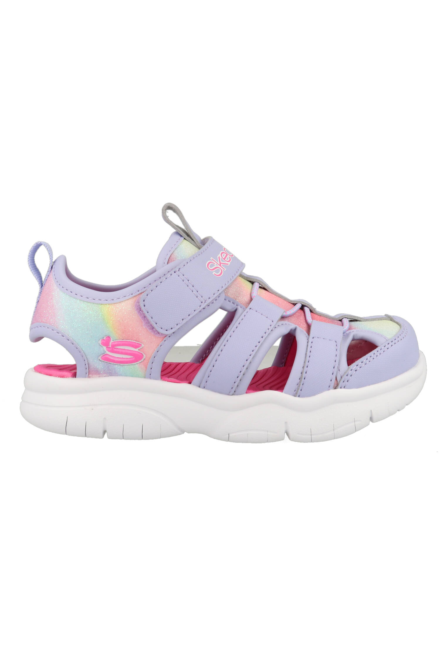 Skechers Sandalen Flex Splash - Daylight Shimme 303276L/LVHP Lila / Multicolor 