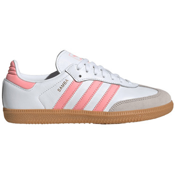 Adidas Lage Sneakers  Samba OG White Coral Pink (GS)