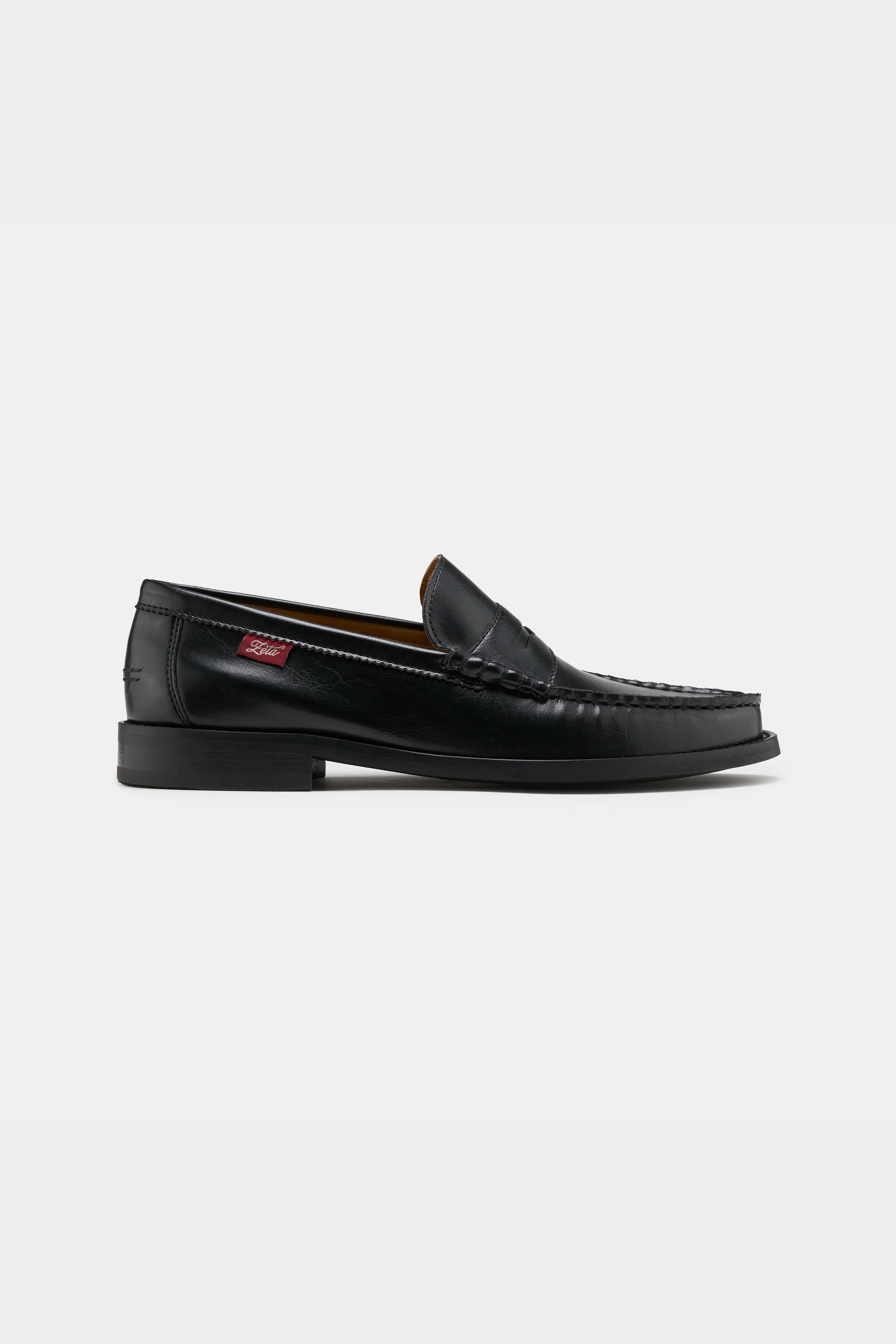 ZÃ¨ta Herren vegan Loafers Unisex Braga Schwarz