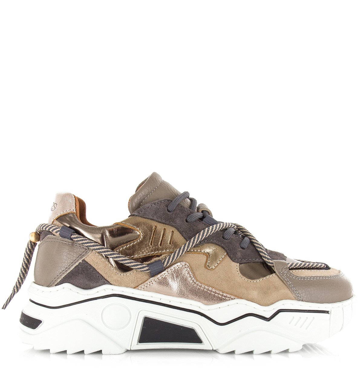 DWRS LABEL DWRS Jupiter elefante smoke sneakers Leer Dames