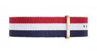 Daniel Wellington horlogeband DW00200003 Classic Cambridge Textiel Multicolor 20mm