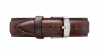 Daniel Wellington horlogeband DW00200056 Classic Bristol Leder Bruin 18mm + standaard stiksel