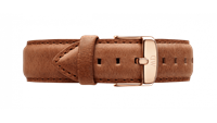 Daniel Wellington horlogeband DW00200125 Classic Durham Leder Bruin 20mm + standaard stiksel