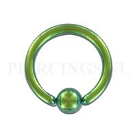 Piercings.nl BCR 1.2 mm geanodiseerd groen
