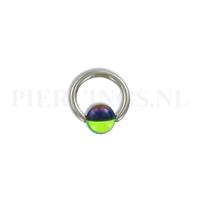 Piercings.nl BCR 1.6 mm acryl groen blauw