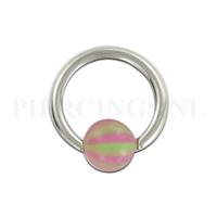 Piercings.nl BCR 1.6 mm strandbal paars