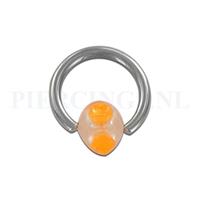Piercings.nl BCR 1.6 mm stekels oranje