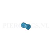 Plug turquoise 5 mm 5 mm