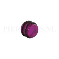 Piercings.nl Plug acryl violet 14 mm 14 mm