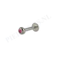 Piercings.nl Labret 1.2 mm roze