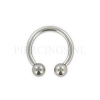 Piercings.nl Circulair barbell 2,5 mm x 16 mm