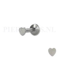 Piercings.nl Labret 1.2 mm hart 8 mm