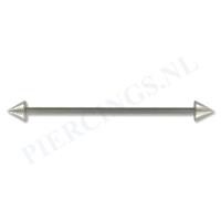 Piercings.nl Barbell spike 42 mm