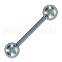 Piercings.nl Tongpiercing geanodiseerd licht blauw