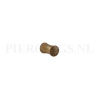 Piercings.nl Plug teak hout 5 mm 5 mm