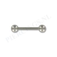 Piercings.nl Barbell 2.5 mm dikte
