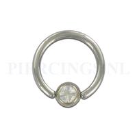 Piercings.nl BCR 1.6 mm kristal