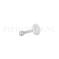 Piercings.nl Labret 1.2 mm flexibel doorzichtig