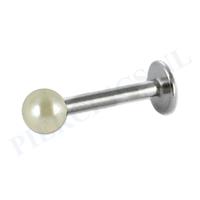 Piercings.nl Labret 1.2 mm acryl parelmoer geel