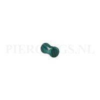 Plug groen agaat 5 mm 5 mm