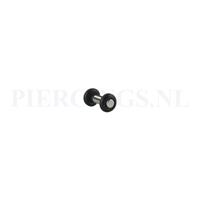 Piercings.nl Plug met O-ringen 2.5 mm 2.5 mm