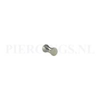 Piercings.nl Plug double flared 3 mm 3 mm