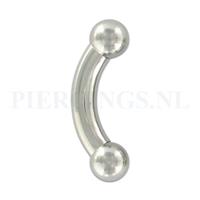 Piercings.nl Banana 4 mm dikte