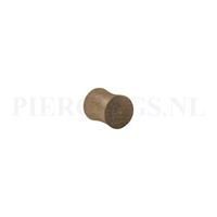 Piercings.nl Plug teak hout 8 mm 8 mm