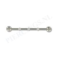 Industrial barbell met verdikkingen 32 mm