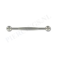 Industrial barbell dikker midden 32 mm