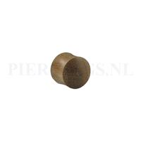 Piercings.nl Plug teak hout 12 mm 12 mm