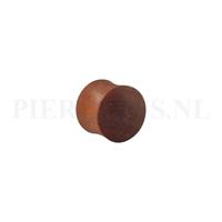 Piercings.nl Plug teak hout 14 mm 14 mm