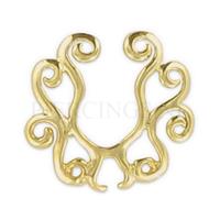 Piercings.nl Tepelclip shield goud kleur tribal