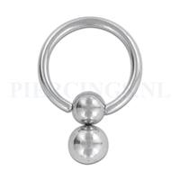 Piercings.nl BCR 1.6 mm 12 mm 2 balletjes