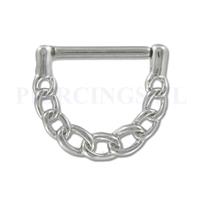 Piercings.nl Tepelpiercing klik ketting