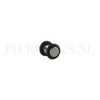 Piercings.nl Plug met O-ringen 6 mm 6 mm